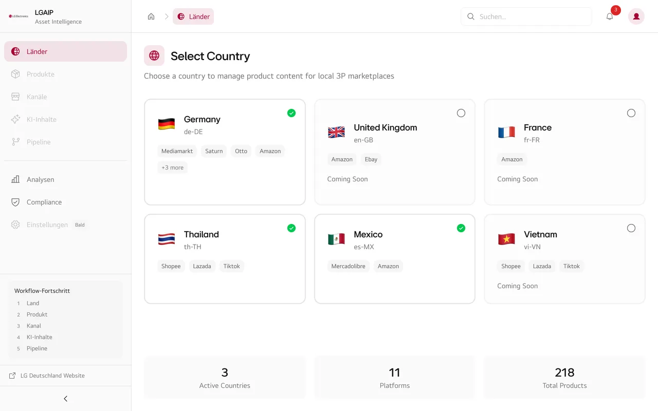 LGAIP (LG Asset Intelligence Platform) 미리보기